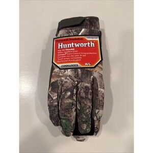 Huntworth Commander Realtree Edge M/L Insulated Hunting Gloves Windproof